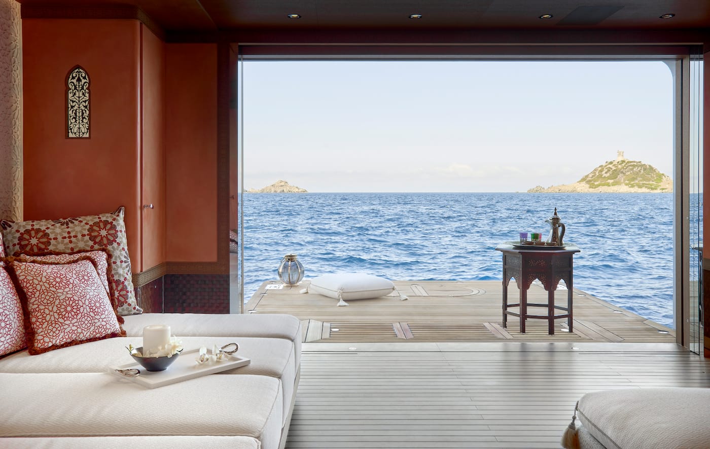 oligarch superyacht Amadea interior