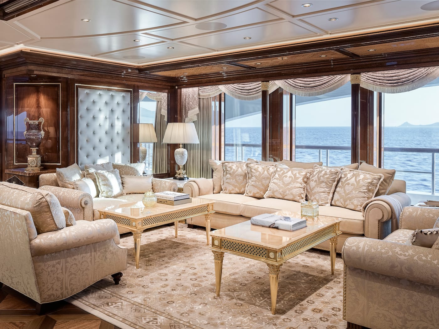 oligarch superyacht Amadea interior