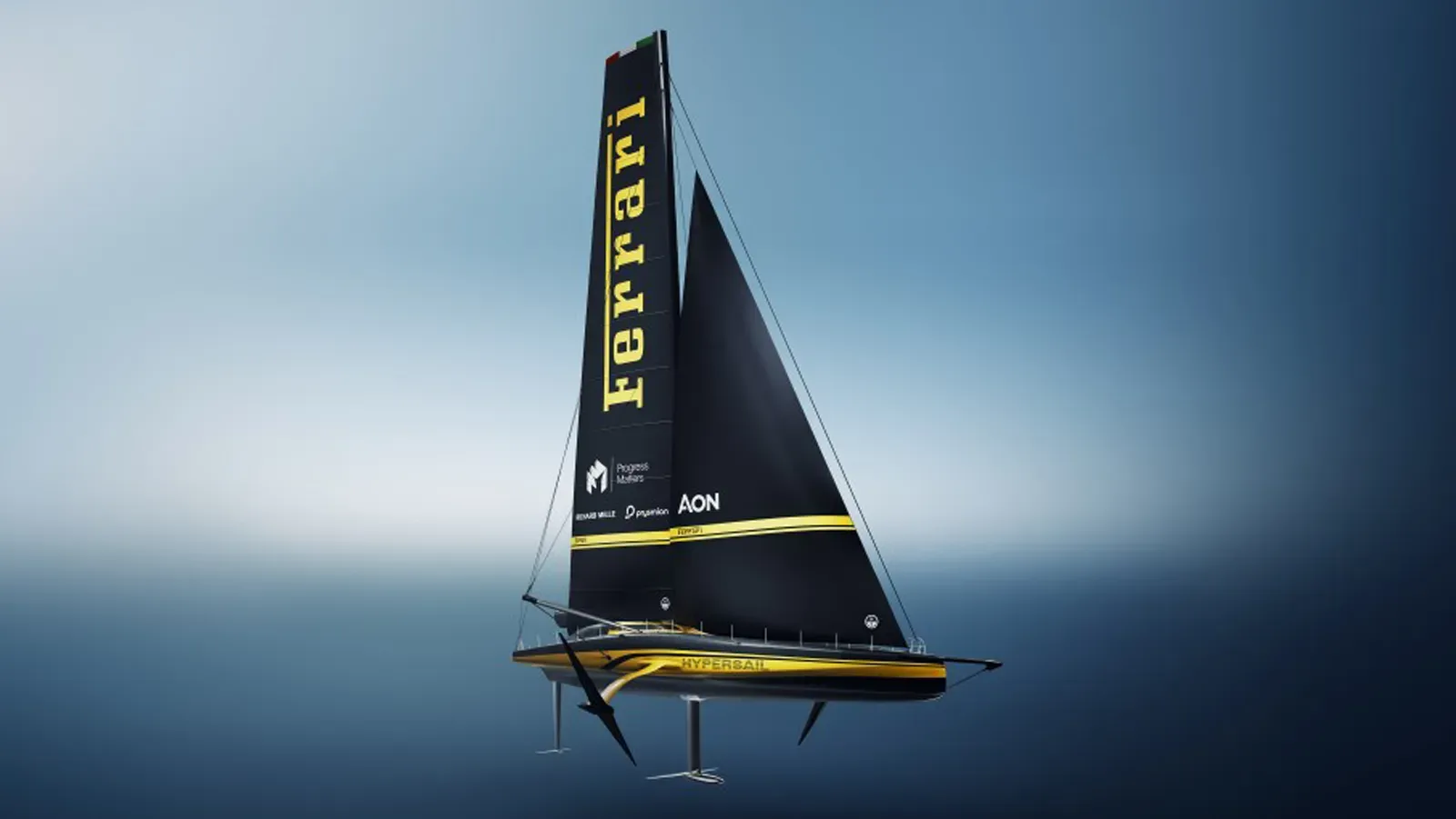 The livery: Giallo Fly and Grigio Hypersail