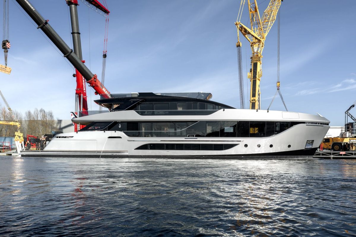 Van der Valk's Largest Custom Yacht Begins Sea Trials