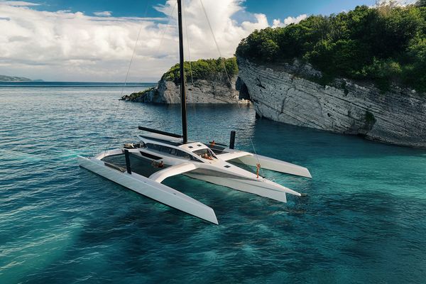 Global Yacht Technology Reveals 31m High-Performance Trimaran Anahita Now Under Construction