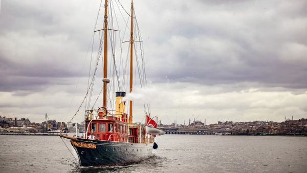 Historic steam yacht Cangarda relaunched following major restoration