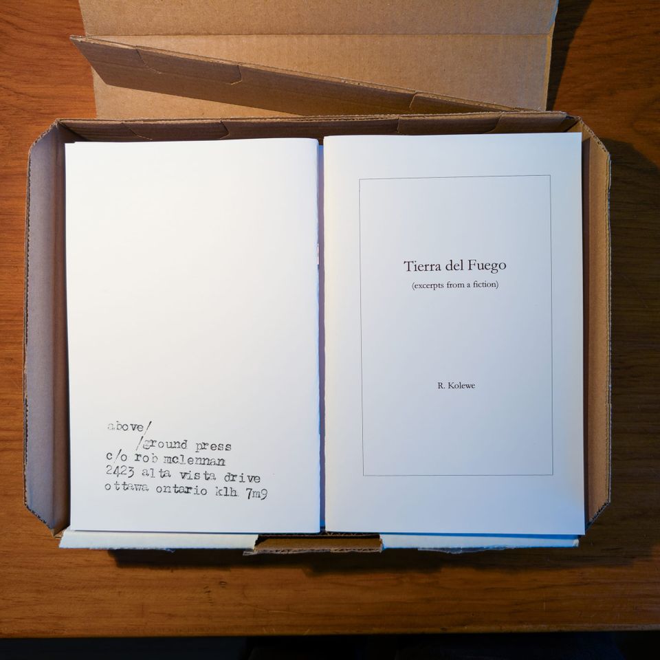 Excerpts from a fiction