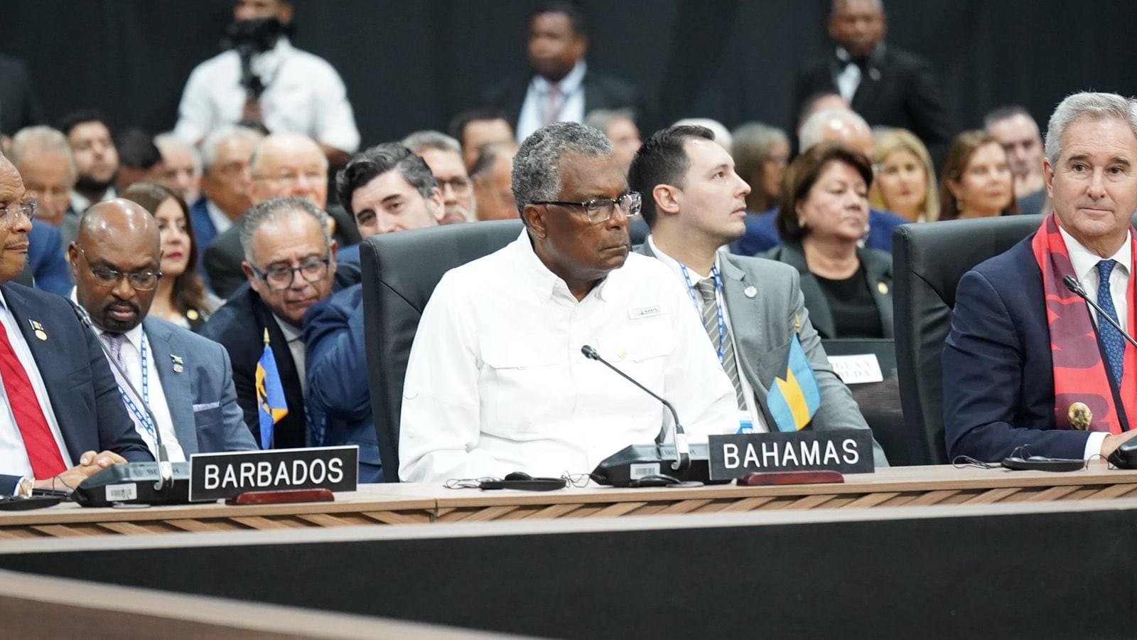 Delegaciones de Barbados y Bahamas en la 56.ª Asamblea General de la OEA, Panamá 2026