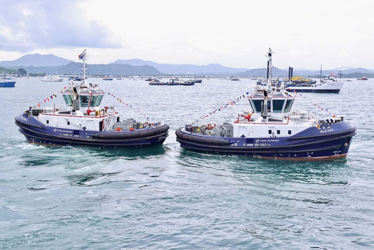 Canal de Panamá refuerza flota con 2 remolcadores