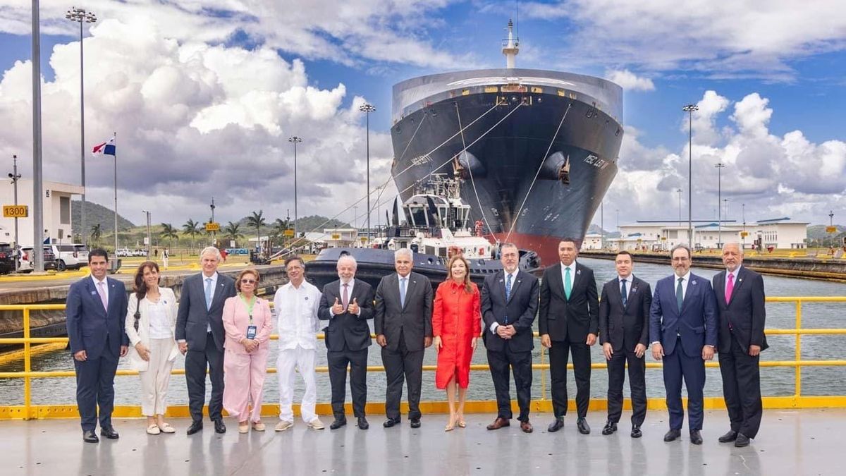Presidentes latinos visitan Canal de Panamá