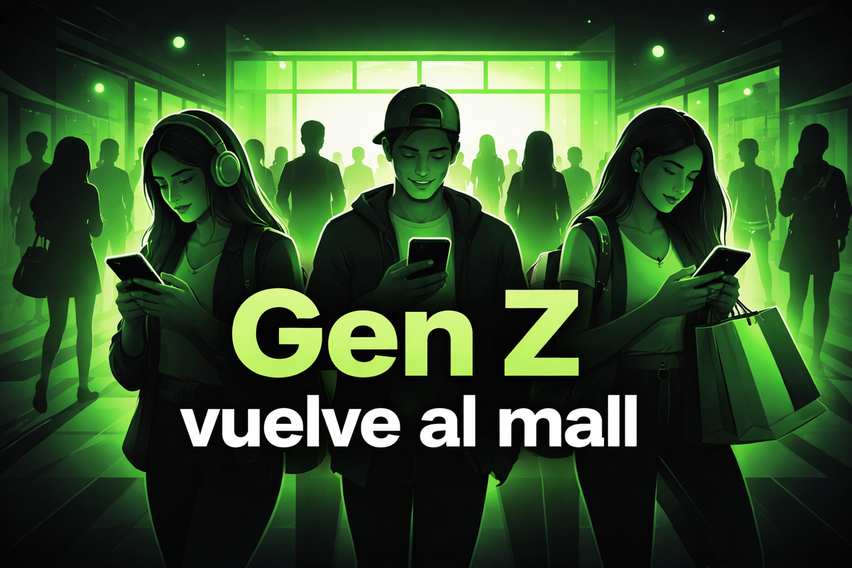 Generación Z devuelve tráfico a los malls mientras el retail físico se recupera