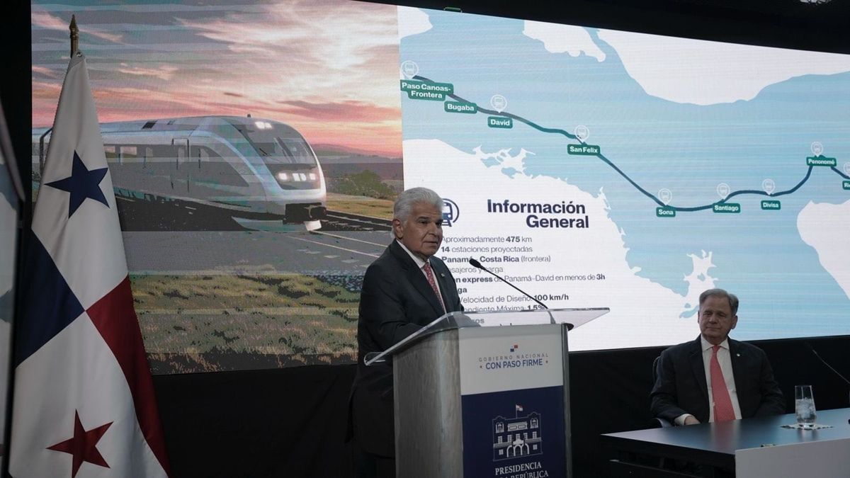 Panamá define en marzo la viabilidad del tren Panamá–David