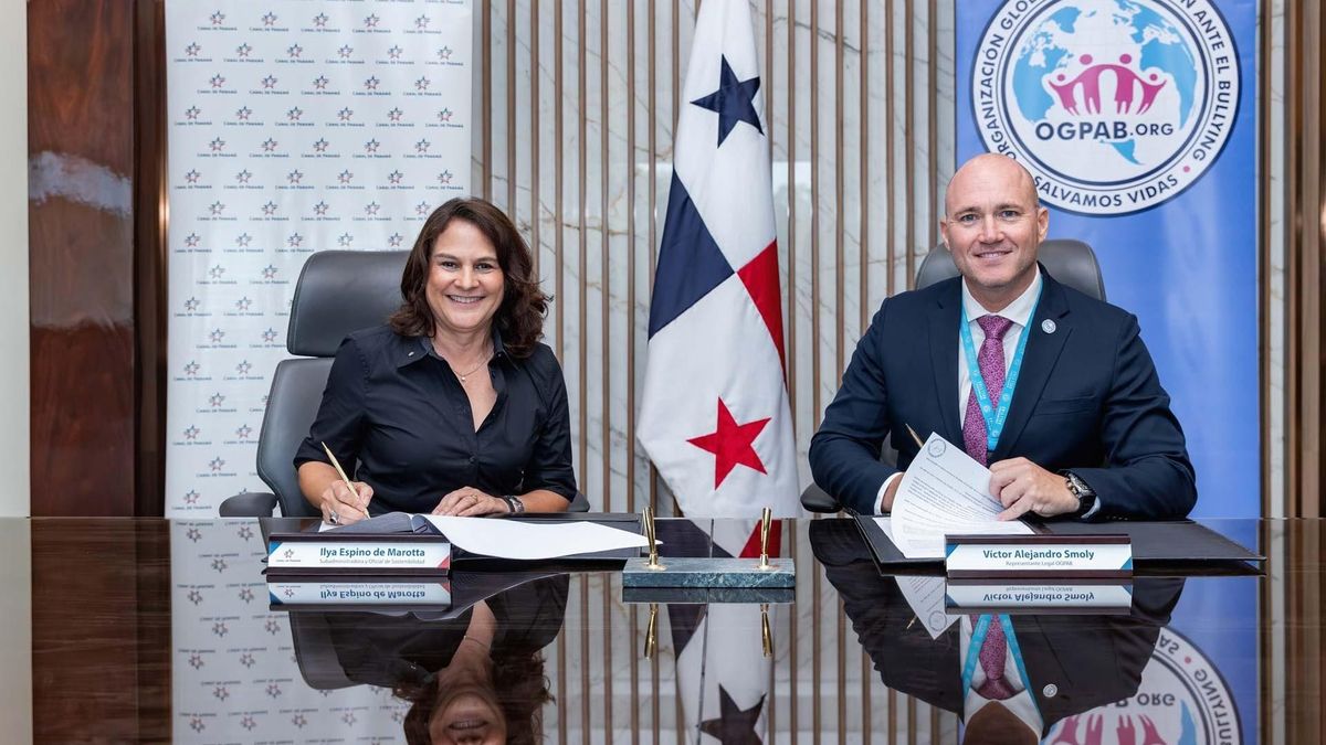 Canal de Panamá y OGPAB se unen contra el acoso escolar