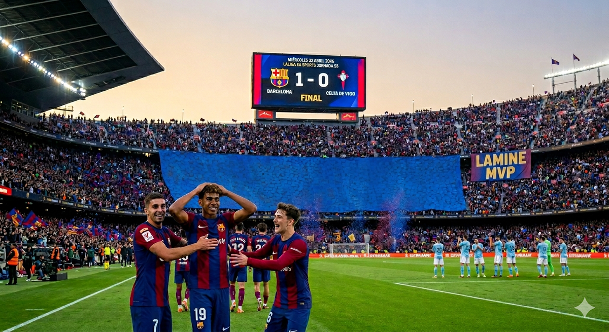 Barcelona Vence al Celta con Preocupación por Lesiones