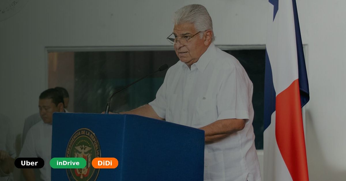 Presidente Mulino firma decreto de regulación de plataformas de transporte en Panamá