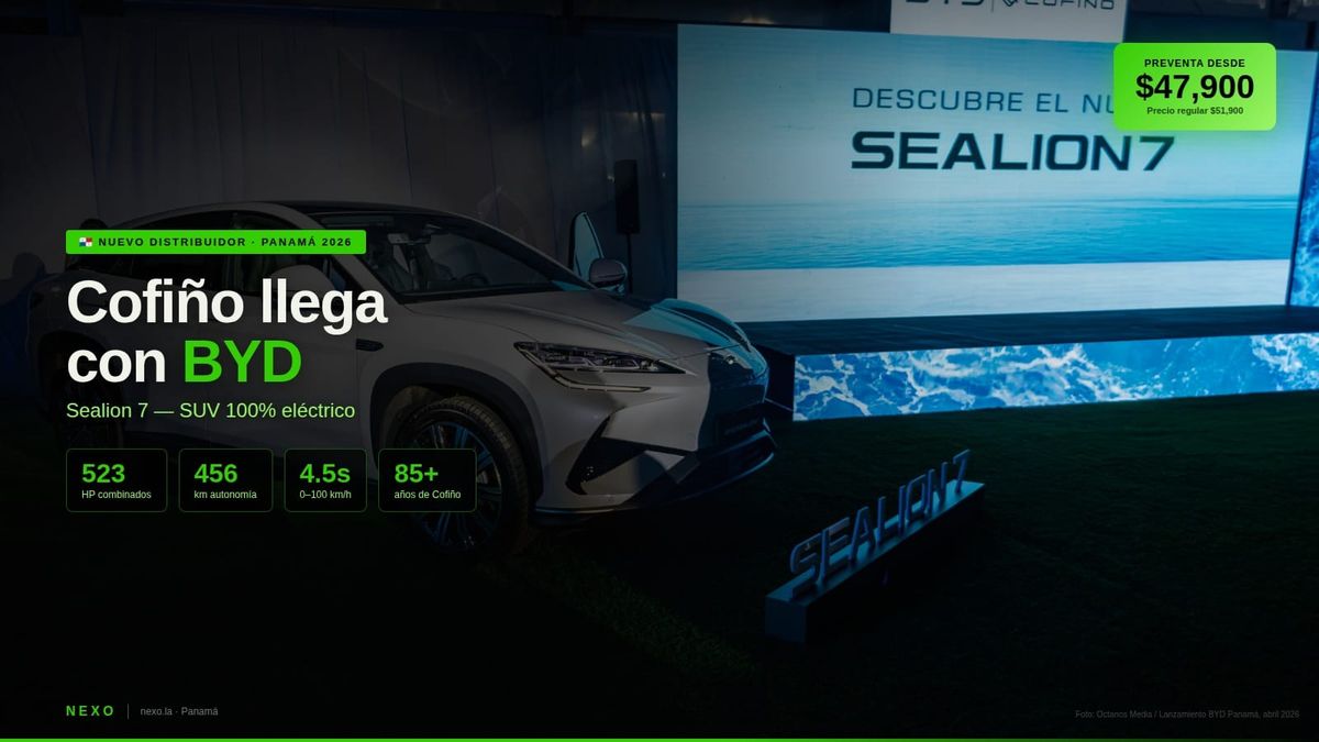 BYD Sealion 7 lanzamiento Panamá Cofiño