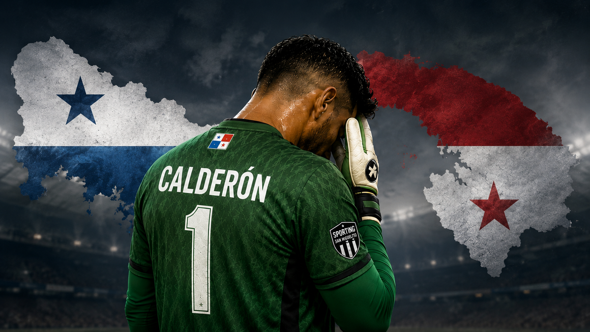 Portero panameño José Calderón, suspendido provisionalmente por la Fepafut