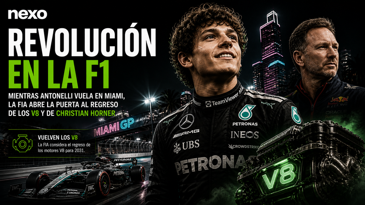 "Revolución en la F1: Mientras Antonelli vuela en Miami, la FIA abre la puerta al regreso de los motores V8 y de Christian Horner"