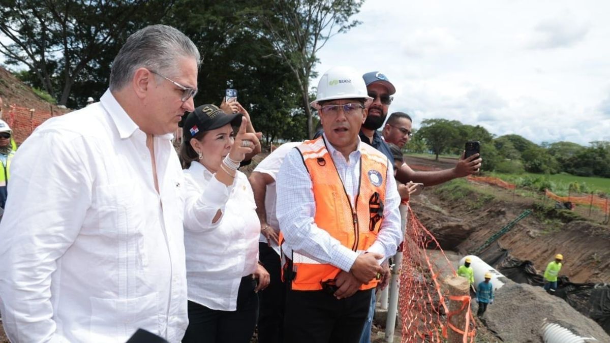 David: Orillac e IDAAN verifican avance de alcantarillado