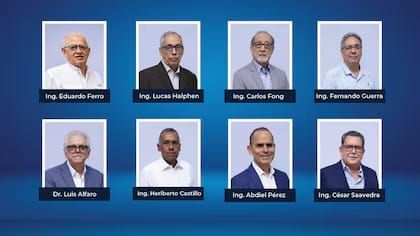 Los ocho ingenieros del Comité Ejecutivo de Infraestructura y Mantenimiento de la CSS