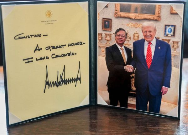 Trump recibe a Gustavo Petro en su primer encuentro cara a cara