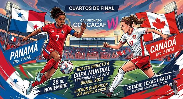 Panamá enfrentará a Canadá por el pase directo al Mundial Femenino 2027