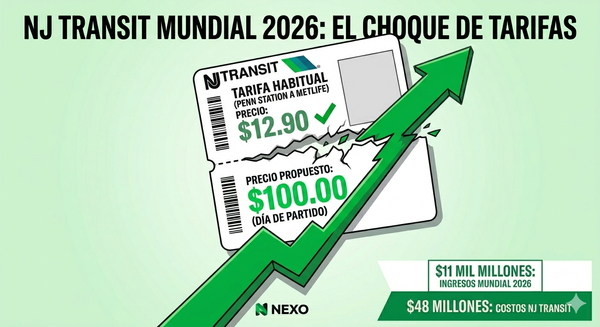¿Boleto de tren a $100 para la final del Mundial? El plan de Nueva Jersey para no subsidiar a la FIFA