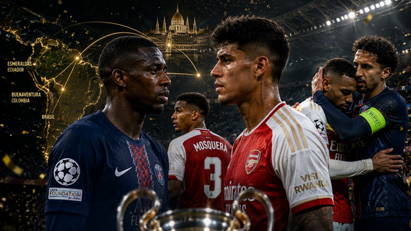 El hilo latino de la final de la Champions: Esmeraldas, Buenaventura y Brasil en Budapest