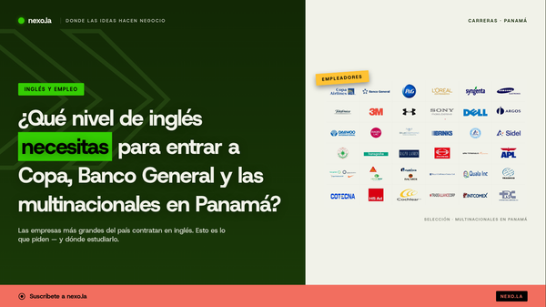 Qué nivel de inglés necesitas para entrar a Copa, Banco General y las multinacionales en Panamá