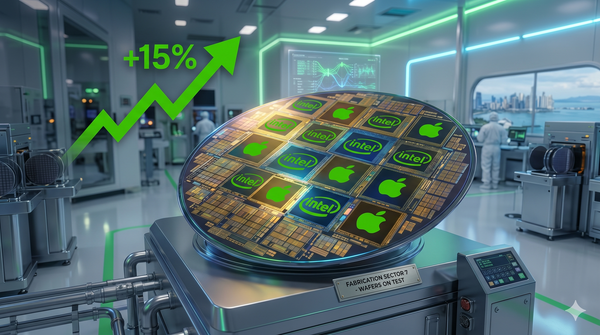 Intel sube 15%: Apple acuerda fabricar chips con su antiguo rival
