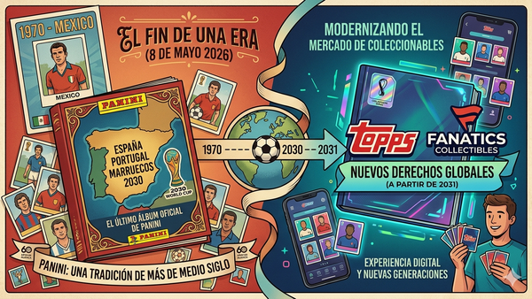 Fin de una era: el Mundial 2030 será el último con el álbum Panini