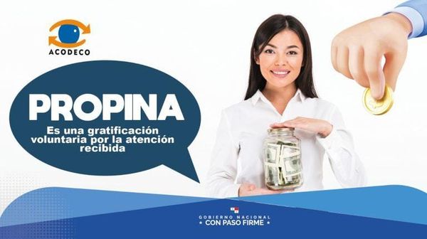 Acodeco: Propinas son voluntarias y puedes pedir tu dinero