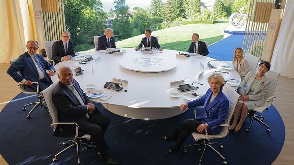 G7 en Évian: Macron sienta a Altman, Amodei y 10 CEO de IA con los líderes del mundo