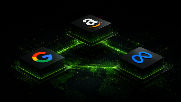 Amazon es #1, Alphabet capta $85B y Meta lleva IA a WhatsApp