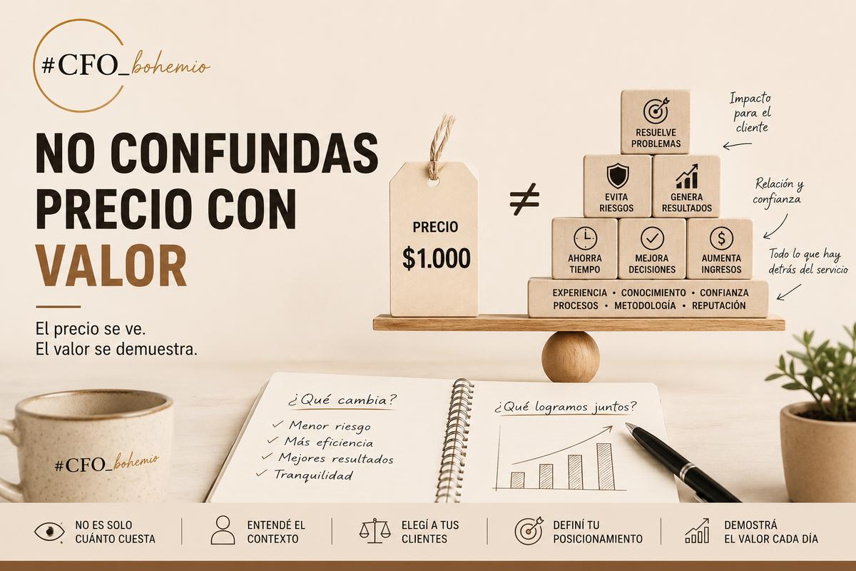 No confundas precio con valor