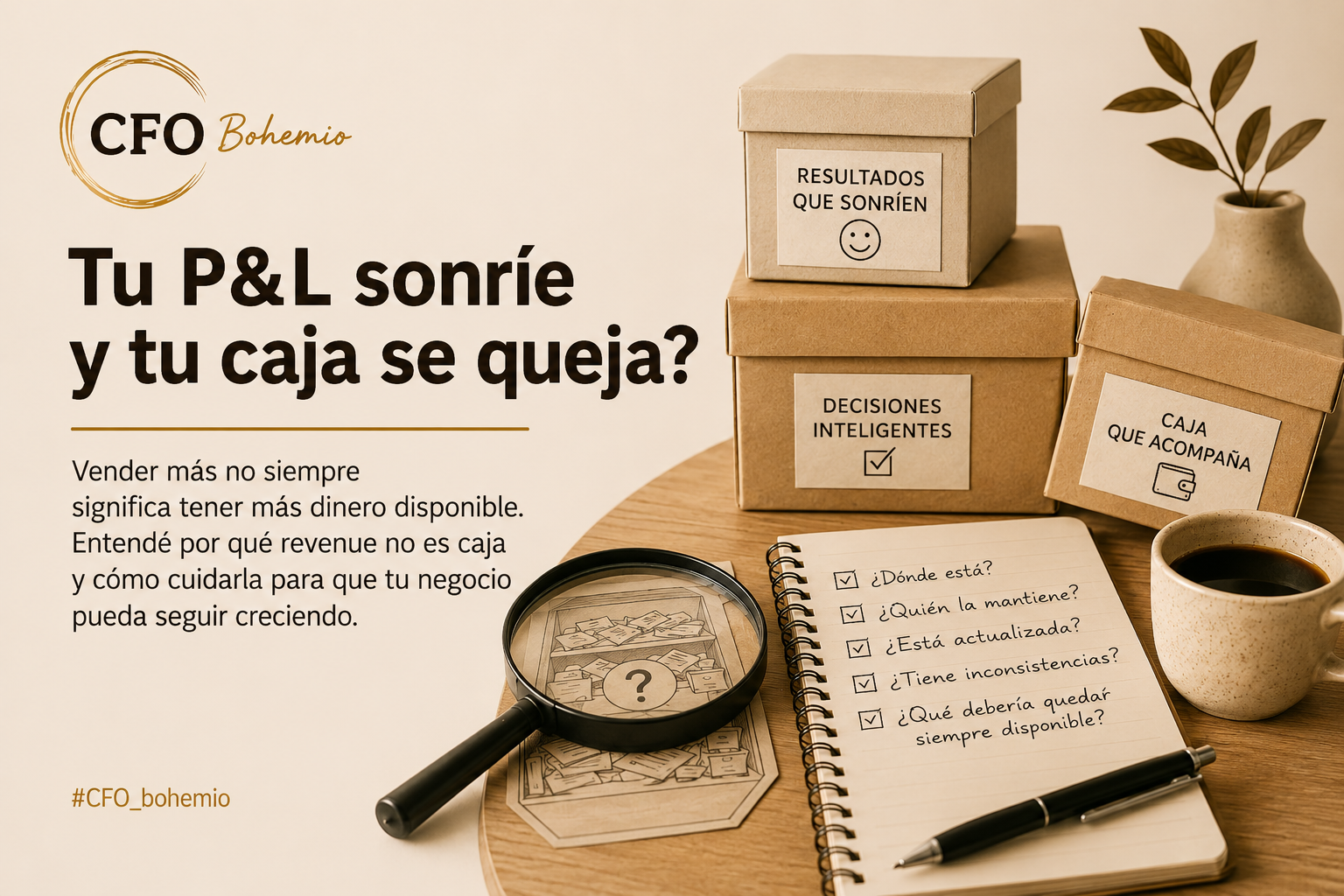 Tu P&L sonríe y tu caja se queja?
