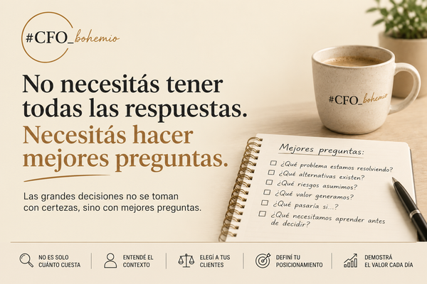 No necesitás tener todas las respuestas