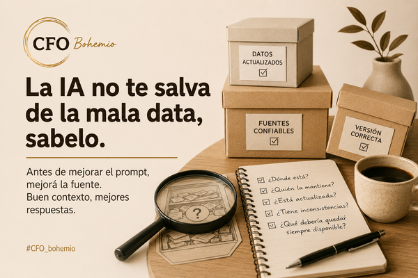 La IA no te salva si tenés los datos hechos un desastre