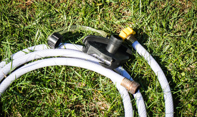 RV grey water dumping kit