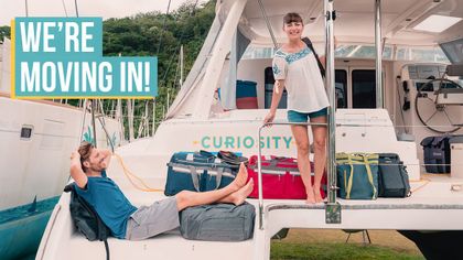 Living on a boat OUT OF THE WATER