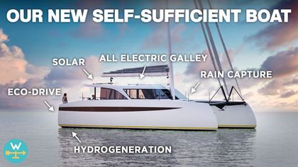 Our New Hybrid Electric Catamaran