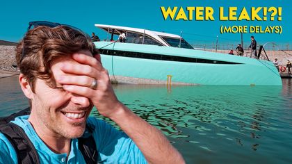 Launching Our Catamaran For The First Time