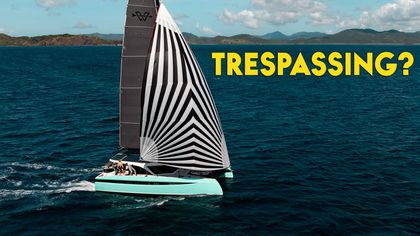 Causing Trouble Sailing Into Palawan