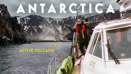 We Sailed Into an ACTIVE VOLCANO…in Antarctica!