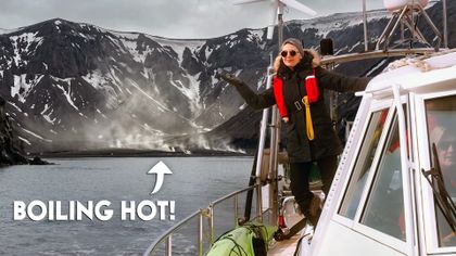 We Sailed Into an ACTIVE VOLCANO…in Antarctica!