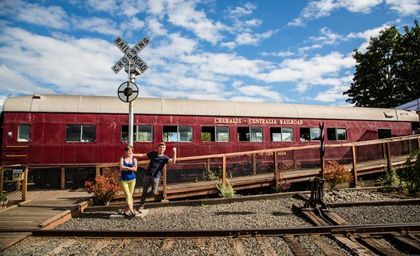 Chugging  Along in Chehalis Washington