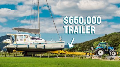 TAKING OUR BOAT ON A ROAD TRIP