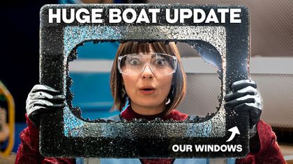 Our New Catamaran – Paint, Windows & Winches