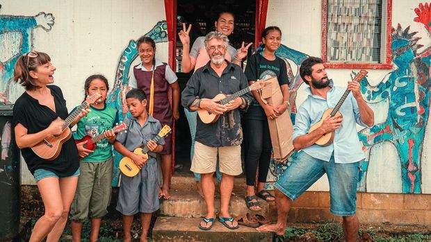 Remote Island Life & Ukulele With The Locals