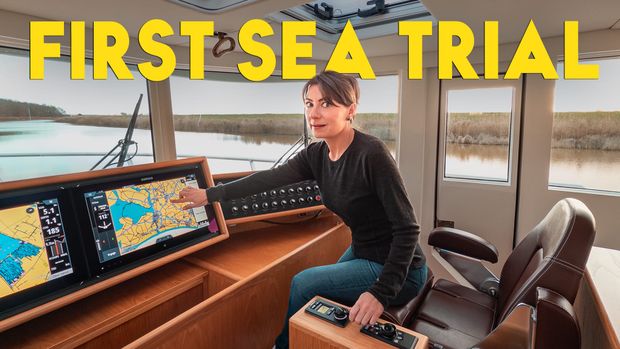 First Sea Trial After 2 Years at the Dock!