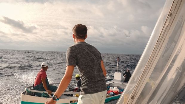 Approached at Sea,100 Miles From Land!