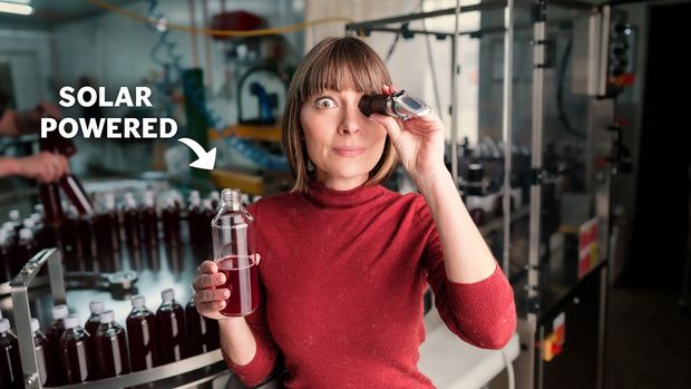 Inside A Solar Powered Soda Factory