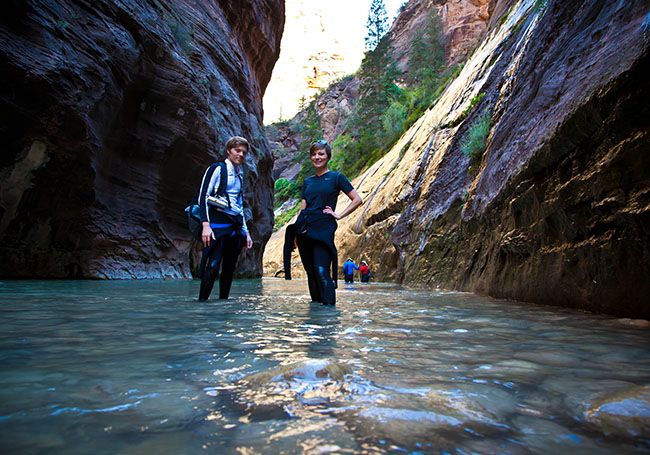 the narrows zion national park