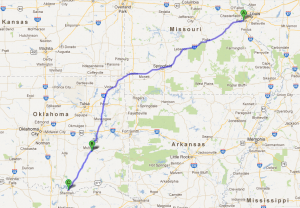 st louis to dallas st louis to dallas map